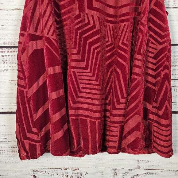 NWT Anthro Sunday in Brooklyn velvet swing tank top - Picture 6 of 14